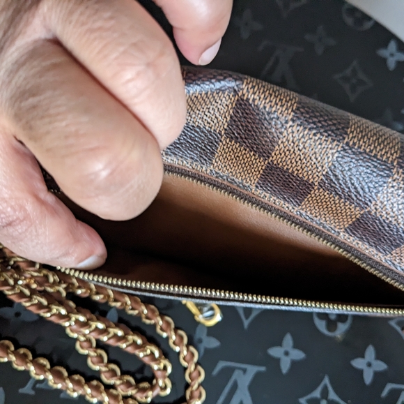 Louis Vuitton ascot wallet clutch with chain strap incert - Picture 16 of 17